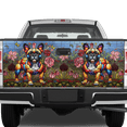 thumbnail image 2 of Lotusprinthandmade French Bulldog Dog 3D Tailgate Wrap 2 Sizes (24"x58"), Animal Graphic Tailgate Wrap, 2 of 5