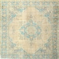 thumbnail image 1 of Ahgly Company Indoor Square Traditional Sand Brown Persian Area Rugs, 8' Square, 1 of 6