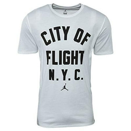Nike Air Jordan Men's Size XL City Of Flight T-Shirt Top 913019 101 White