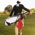 thumbnail image 5 of Kdxio Christmas Pattern Golf Towel (24" X 16") with Carabiner Clip - The Convenient Golf Cleaning Towel, 5 of 6