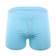 thumbnail image 1 of Mens Underwear Men Casual Fashion Solid Elastic-waisted Breathable Boxers Briefs, 1 of 6