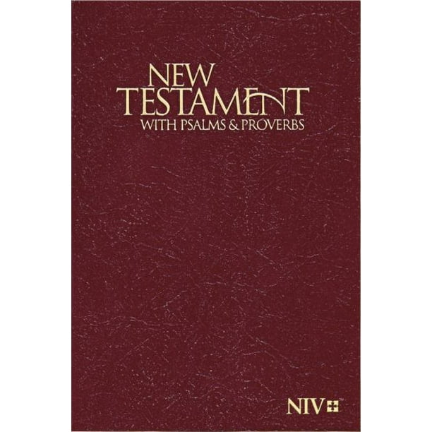 NIV Poche Nouveau Testament avec des Psaumes et des Proverbes - Bordeaux