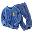 thumbnail image 1 of Boys Winter Outfits Set Long Sleeve Cartoon Print Tops and Pants for Kids 2PCS Clothes Set, 1 of 6