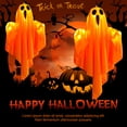 thumbnail image 3 of Fantasma Brillante Halloween LED Puerta Habitación Escape Escena Accesorios () Blanco Naranja, 3 of 9