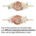 thumbnail image 6 of Baby Girl Floral Headbands- 3pcs Nylon Headband Handmade Flower Crown Elastic Hairband Newborn Toddler Hair Accessories Gifts for Girls, 6 of 6