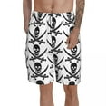 thumbnail image 1 of Shorts de Bain Pirate en Polyester Motif Maillot de Bain Homme, 1 of 5