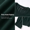 thumbnail image 2 of AZoiNM Men's Crewneck Sweater, Lightweight Soft Knit Pullover Sweater, Long Sleeve Casual Classic Ribbed Trim Sweater for Fall Winter, 2 of 7