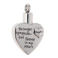 thumbnail image 6 of EHJRE Stainless Steel Heart Urn Pendant For Cremation Jewelry Necklace Daughter, 6 of 9