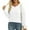 White, variant on Hrsba Women's Oversized Casual Tops, Sweaters for Women Fall Sweaters for Women Ribbed Knit Crew Neck Pullover Long Sleeve Versatile Slim Winter Fashion Ladies Tops Women's Long Sleeve Tops