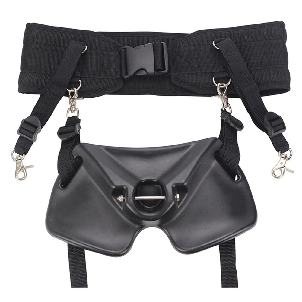 PASILI Fishing Boats Rod Pole Stand Holder Deep-Sea Big Fish Saltwater Fishing Fighting Belt Waist Support Holder Adjustable Sea Belt