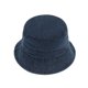 thumbnail image 5 of Sombreros de cubo de algodón unisex protector solar de verano Sombrero de Panamá Color sólido Sunbonnet Fedoras gorra de playa de pescador al aire libre, 5 of 5