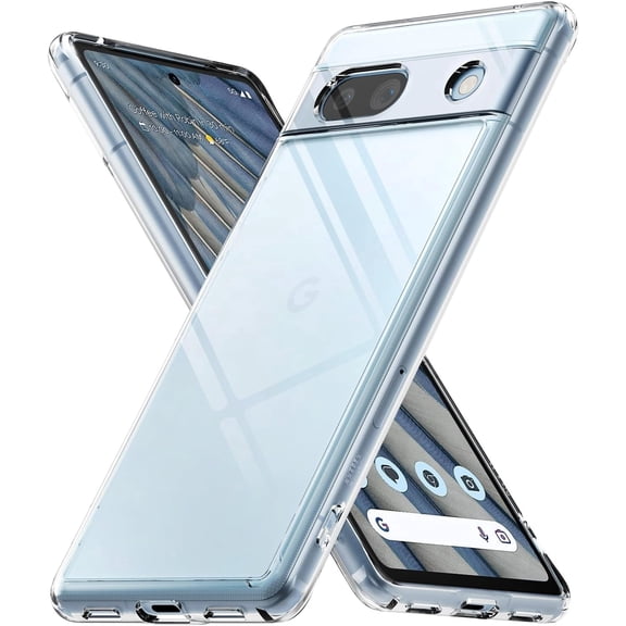 Entronix Clear Case Compatible with Pixel 7, Scratch-Resistant Hard Cover