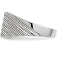 thumbnail image 3 of 14K White Gold Mens Signet Ring Jewelry Size 8, 3 of 5