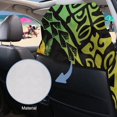 thumbnail image 5 of Uorisanigo Car Seat Cover Protector Soft Polynesian Tattoo Flowers Automotive Front Seat Sweating Cover Washable Seat Decoration Universal for Auto Truck Van SUV, Easy to Install, 5 of 8