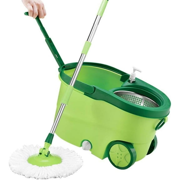 RKXQT 360 Rotating Head Microfiber Spinning Floor Mop Head for Housekeeper Home Floor Cleaning Mop