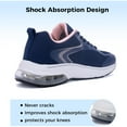 thumbnail image 4 of AOV GREEN LEAF Womens Wide Toe Box Walking Shoes Arch Support Plantar Fasciitis Running Tennis Sneakers Us 6-11, 4 of 7