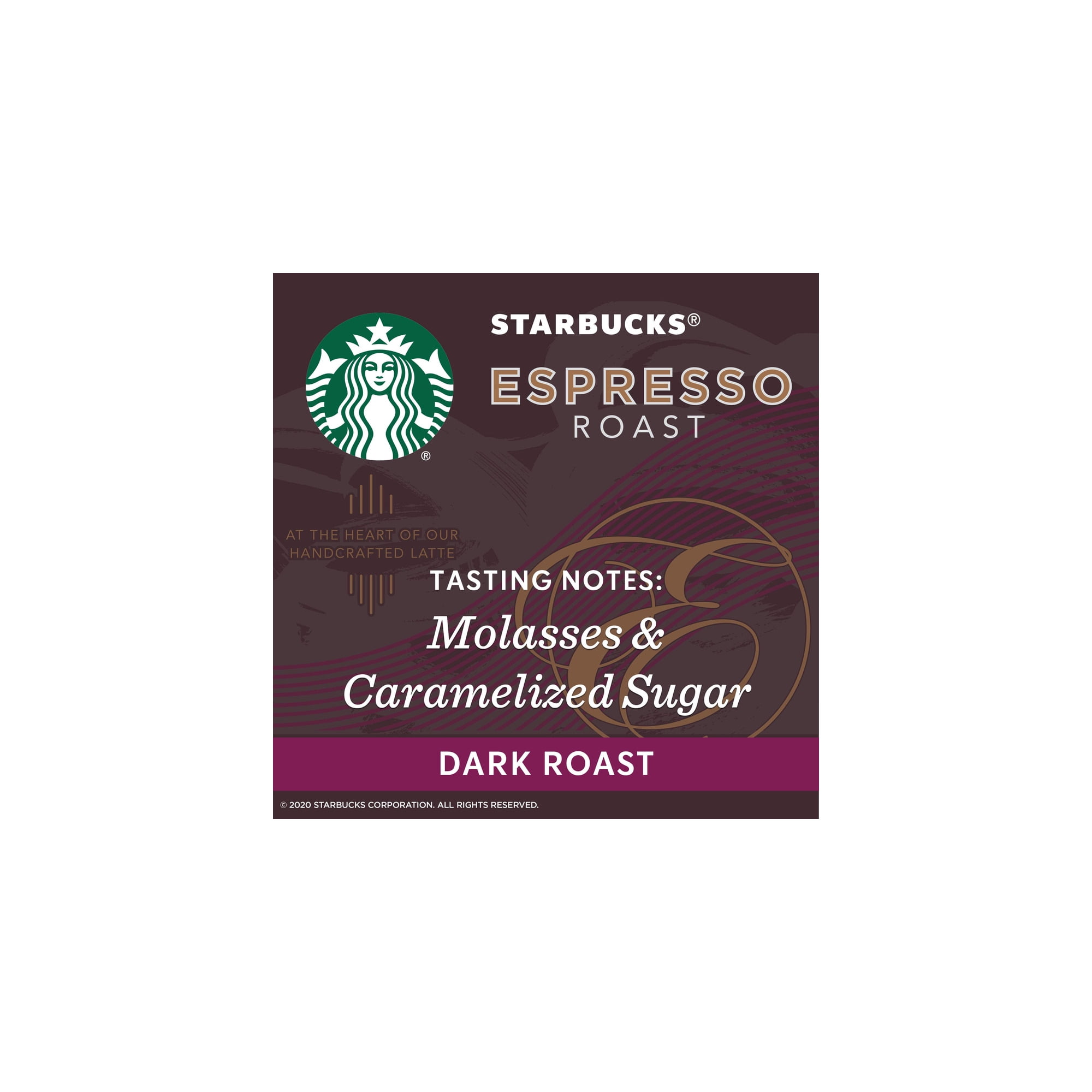Starbucks Espresso Roast Dark Roast Whole Bean Coffee 12 oz (Pack of 4)
