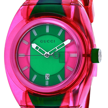 Gucci Sync XXL Red Rubber Unisex Watch 