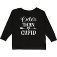 thumbnail image 3 of Inktastic Valentine Day Cuter Than Cupid Boys or Girls Long Sleeve Toddler T-Shirt, 3 of 5