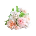 thumbnail image 2 of NANDIYNZHI Artificial Flowers, Faux Flowers Fake Flower Plastic Roses Perfect for Wedding Bouquets Centerpieces Table Decor Party Home Decorations, 2 of 8