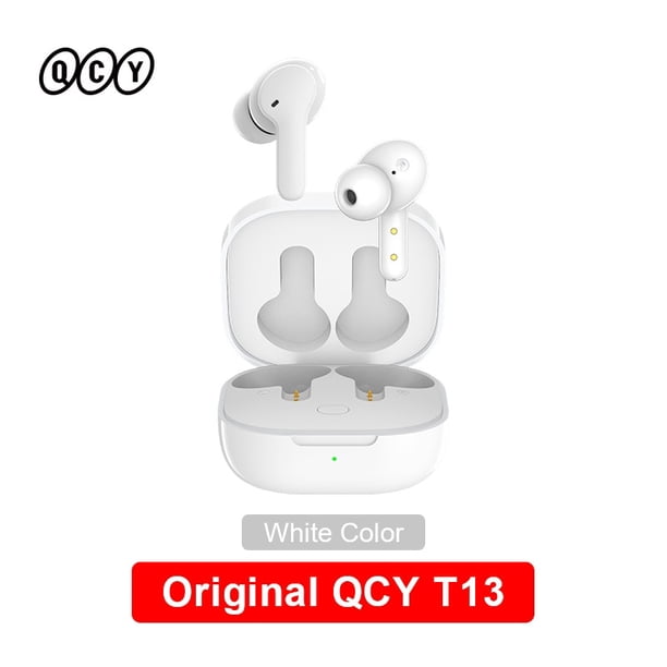 QCY T13 Auriculares inalámbricos inteligentes BT5.1 TWS Auriculares 4 Mic ENC HD Llamada Auriculares Control táctil Auriculares Larga espera 40H Tan Jianjun unisex