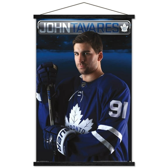 John Tavares Toronto Maple Leafs 35.75'' x 24.25'' Hanging Framed Team Player Poster