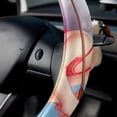 thumbnail image 5 of Cupid 14.5 Inch Printing PVC Leather Car Wheel Cover Steering Wheel Cover Auto Accessories, 5 of 6