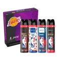thumbnail image 2 of Set de regalo de desodorantes NBA Los Angeles Lakers de 4 unidades, 144 ml, 2 of 8