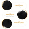 thumbnail image 4 of Miangastore Wind Protection Device Black Artificial Wool 2Set 1.9x1.6in, 4 of 8