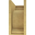 thumbnail image 4 of 11"W x 22"D x 22"H Classic Emerson Rough Cedar Woodgrain TimberThane Corbel, Primed Tan, 4 of 6