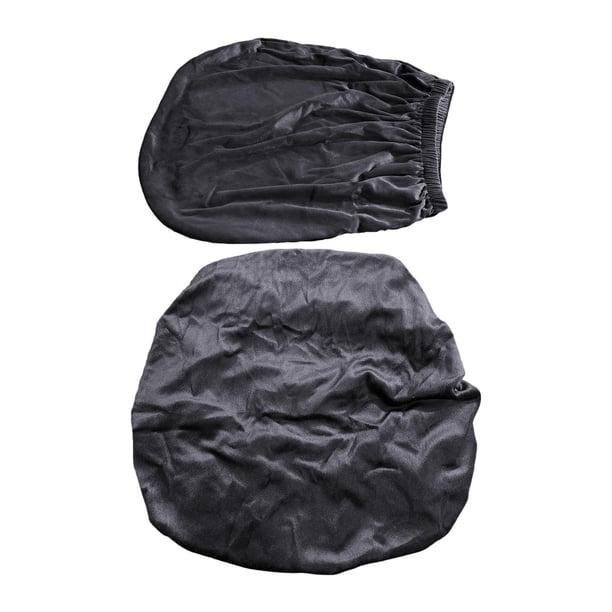 Funda para silla de computadora, funda para silla de oficina, 2 piezas, protector de muebles a prueba de aceite gris oscuro