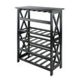thumbnail image 2 of Winsome Rio Wine Rack, 24-Bottle, Glass Hanger Espresso finish - 92432, 2 of 9