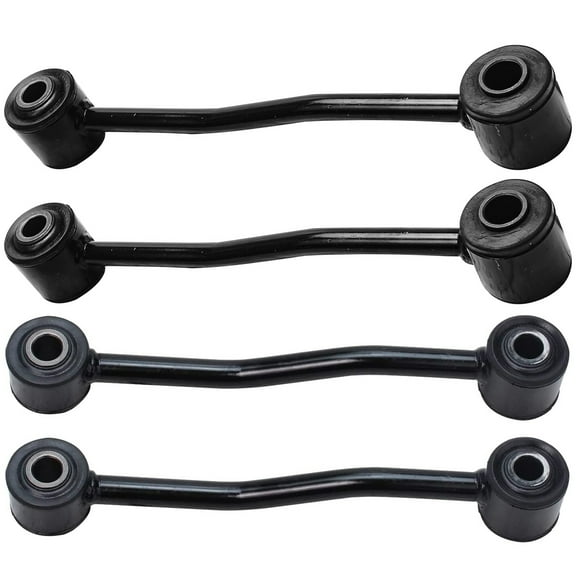 Detroit Axle - 4pc Sway Bars for 99-04 Jeep Grand Cherokee, 4 Front and Rear Sway Bar End Links 1999 2000 2001 2002 2003 2004 Replacement
