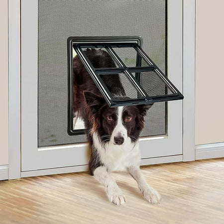 12 X 16 Interior Dog Door Sliding With Locking Magnetic Flap Canada Interior Dog Door Sliding, Dog Opening Sliding Door