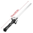 thumbnail image 3 of Red 29.5 Inch Lightsaber Toy Retractable Led Sword With Sound Effects Flashing Glow Stick For Boys Kids Outdoor Red, 3 of 7