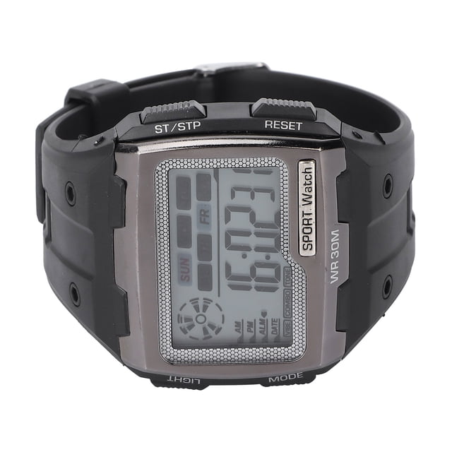 Reloj electrónico digital, reloj deportivo digital, relojes grandes impermeables para exteriores, relojes de pulsera impermeables, estándares líderes en la industria Jadeshay A