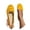 Yellow, variant on DFEK Women's Ballet Flats Round Toe Walking Flats Slip On Work Shoes Knitted Flats Shoes for Woman Soft Lightweight Yellow 42