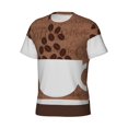 thumbnail image 5 of Vsdgher Coffee Cafe Cup Print Men's Dry Fit Mesh Athletic Shirts Moisture Wicking Tennis T-Shirt Tops, 5 of 9