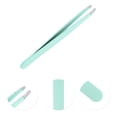thumbnail image 3 of Unique Bargains 1 Pc Solid Color Eyebrow Tweezer for Bathroom Travel Hotel Blue Stainless Steel, 3 of 4