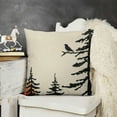 thumbnail image 2 of YINGXI Christmas Chirstmas Tree Decorations Winter Holiday Pillow Case Decor for Home Sofa Couch 8 12x12in, 2 of 5