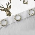 thumbnail image 4 of Feelyou Deer Moose Black Out Curtains, Bowknot Ribbon Curtains Pack of 2 (42x63 Each), 4 of 6