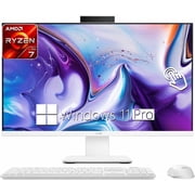 ASUS 27" FHD Touchscreen All-in-One Desktop, AMD Ryzen AI 7 350, 32 GB 5600 MHz DDR5, 1 TB SSD, 27" IPS LCD Anti-Glare Display, AMD Radeon 860M, Wi-Fi 6, Windows 11 Pro