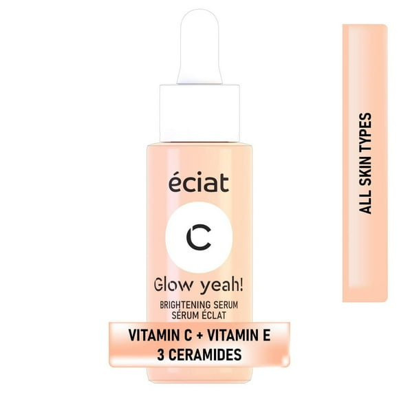 Eciat Vitamin C + E Serum with 3 Ceramides | Illuminating & Smoothing | All Skin Types | Face & Neck 15 ml