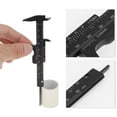 thumbnail image 5 of Unique Bargains 1 Pc Mini Eyebrow Measuring Ruler Double Scale Aliper Measuring Tool 4.13"x1.73" Black, 5 of 6