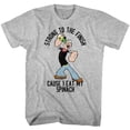 thumbnail image 1 of Popeye Strong Gray Heather Adult T-Shirt, 1 of 2