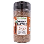 FreshJax Peppered Habanero Hot Organic Grill Spice - 5.7 oz
