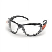 ELVEX Delta Plus Bifocal Safety Read Glasses,+1.50,Clear RX-GG-40C-AF-1.5