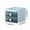 Light Blue, variant on Oioii Transparent Rabbit Desktop Storage Box, Plastic Mini Small Drawer Organizer, Cute Stationery Storage Case, For Home Office Desk Pen Small Accessory Storage,Light Blue
