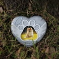 thumbnail image 3 of JIEMUCES Cadre Photo pour Animaux Pierre Tombale Résistant aux Intempéries Pierre Commémorative Personnalisée en Résine Cadeau Commémoratif pour Chien, 3 of 7