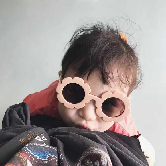 Gafas de Sol Polarizadas Yotijar para Bebés Niñas Protección 400 Lente con Espejo Rosa Claro